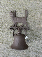 Cat Cast Iron Bell