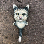 cat Cast Iron Hook