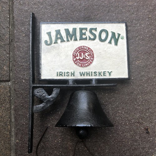 Jameson Irish Whiskey Bell Cast Iron