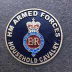 HM Armed Forces Household Cavalry Cast Iron Sign