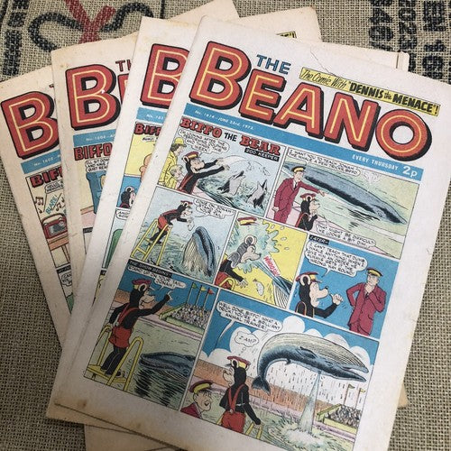 Beano Bundle Of Four 1973 Comics