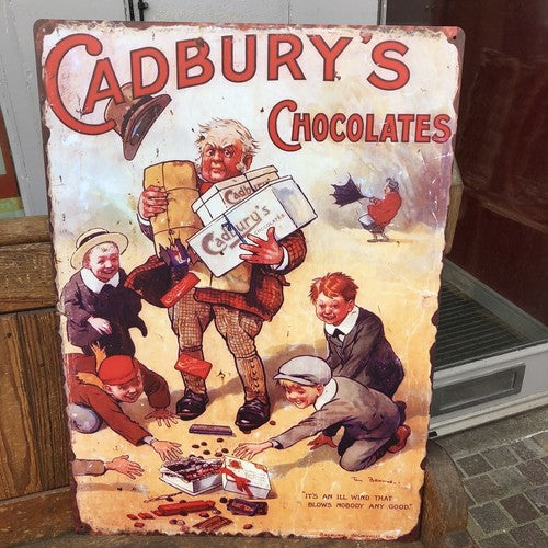 Cadburys Chocolates Metal Sign
