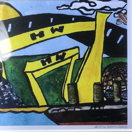 Harland & Wolf A5 Mounted Acrylic Print Titled âHappy Irelandâ