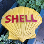 Shell Cast Iron Sign
