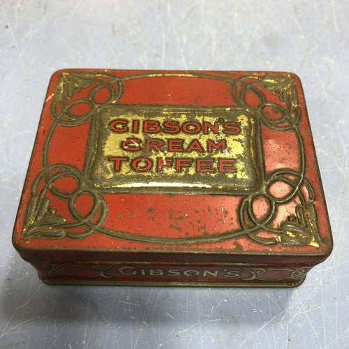 Gibsons Cream Toffee Vintage Tin