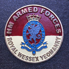 H M Armed Forces Royal Wessex Yeomanry Cast Iron Sign
