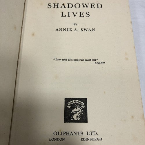 Annie S Swan Shadowed Lives