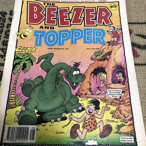 The Beeper and Topper 1990s Comic Of 5