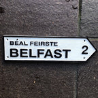 Belfast Cast Iron Street Sign