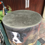 Dog Fabric Foot Rest & Stool