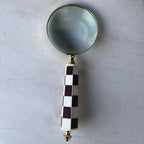 Brass Rim Bone Handle Magnifying