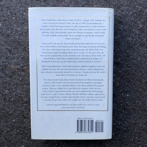 Ann Frank The Diary Of A Young Girl