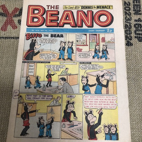 Beano Bundle Of Four 1973 Comics