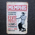 Elvis Presley Metal Sign