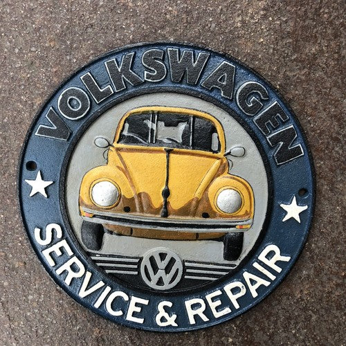 Volkswagen Service & Repair Cast Iron Sign