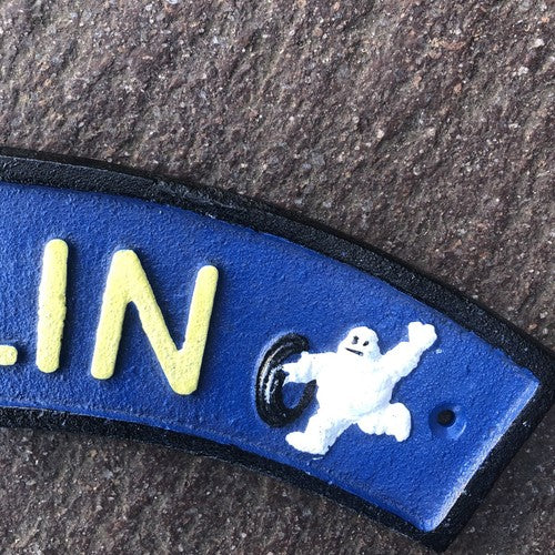 Michelin Arched Cast Iron Sign