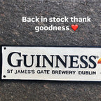 Guinness St Jamesâs Gate Cast Iron Sign