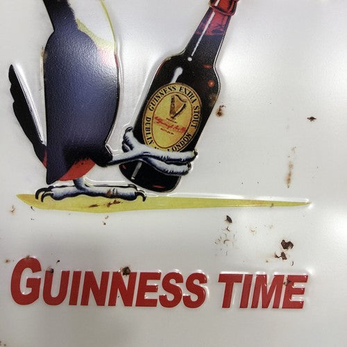 Opening Time Is Guinness Time Good Quality Metal 3 D Effect Sign Special Offerâ¤ï¸