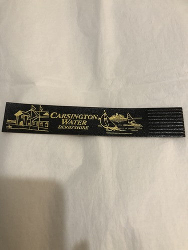 Bookmark Cardington Water Derbyshire Vintage Leather