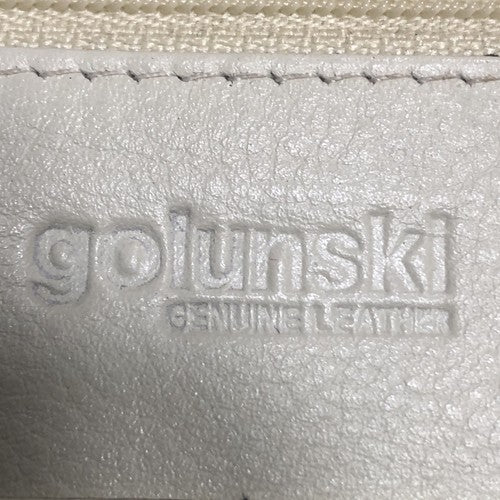 Golunski Cream Leather Wallet