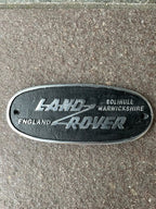 Land Rover Polished Aluminium Solihull Sign