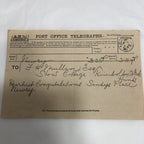 Post Office Telegraph Forms Seven Edwardian (1903)