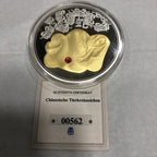 2013 Year Of The Snake Silver plated Copper Medallion By Windsor Mint