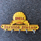 Shell Cast Iron Money Box & Key Rack