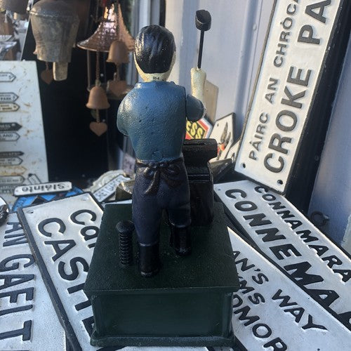 Bank On John Deere Cast Iron Money Bank