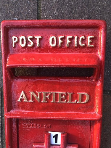Anfield Wall Mounted Post Box Front Only Heavy Cast Iron