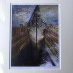 HMS Caroline A5 Acrylic Print Mounted â¦ Titled âStanding Tall â