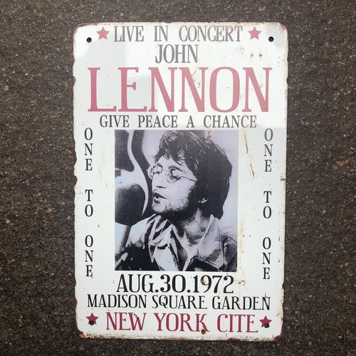 Lennon Metal Sign New Design