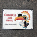 Guinness-Him Strong Cast Iron Cast Iron Sign
