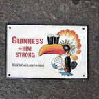 Guinness-Him Strong Cast Iron Cast Iron Sign