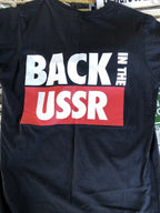 The Beatles Back In The USSR Ladies Black Teeshirt XL