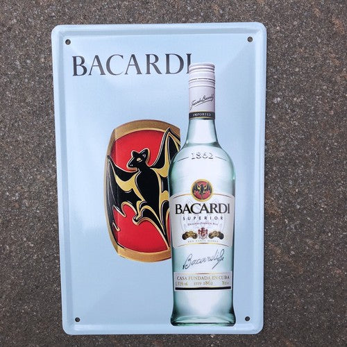 Bacardi Metal Sign