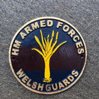 HM Armed Forces Welsh Guards Cast Iron Sign