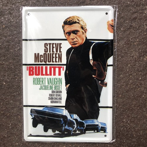 Steve McQueen Metal Sign