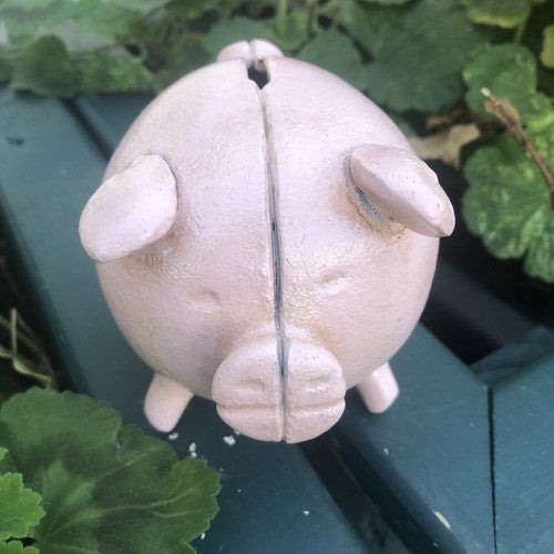 Three Legged Pig Cast Iron Money Bank