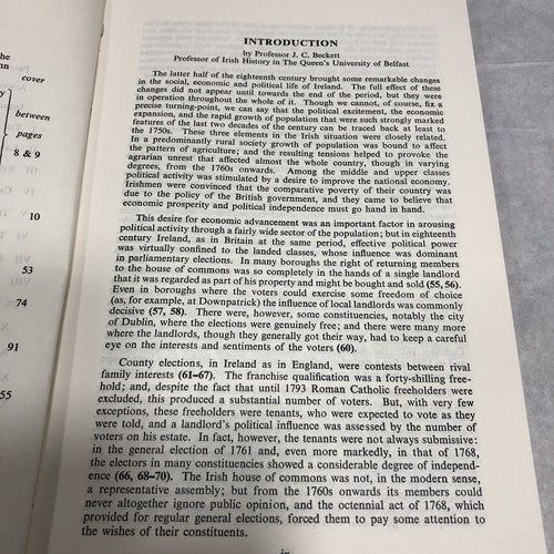 Aspects Of Irish Social History 1750- 1800
