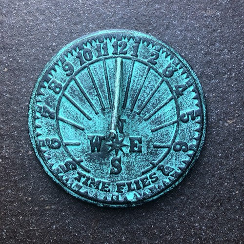 Sundial Cast Iron Verdigris Finish
