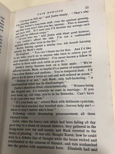 Fair Horizon Rosalind Brett Vintage Mills & Boon