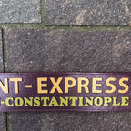 Orient Express Cast Iron Sign