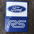 Ford RS Enamel Sign
