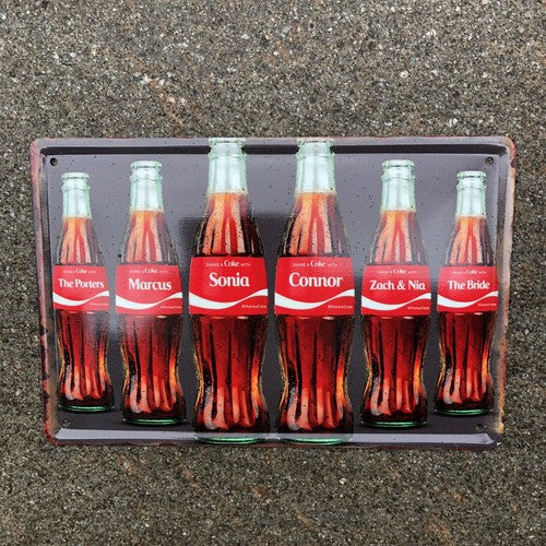 Share A Coke With Metal Sign New Design