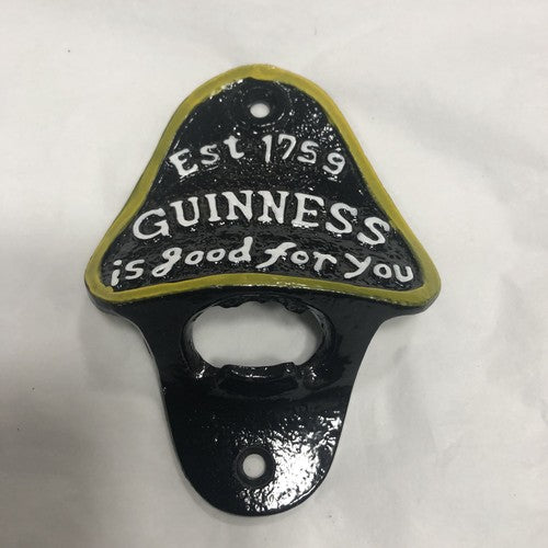 Guinness Cast Iron Wall Bottle Opener