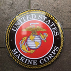 United States Marine Corps Dome Metal 40 Cms Sign