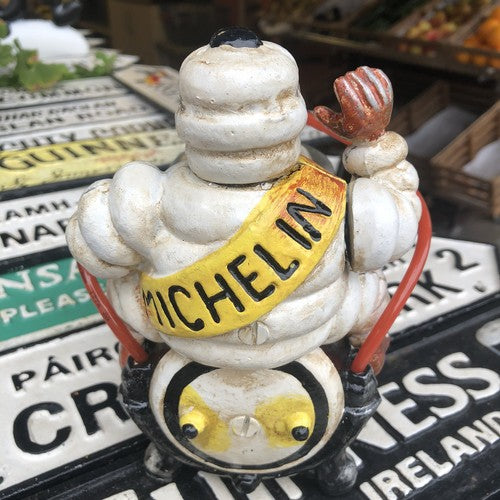 Michelin Man With Compressor Cast Iron