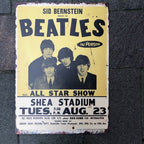 Beatles In Person Vintage Style Sign