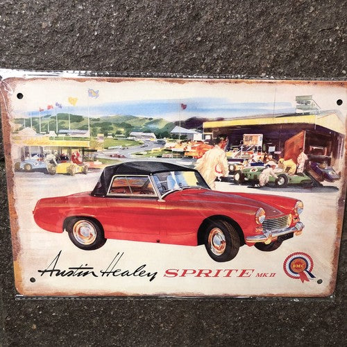Austin Healey Metal Sign